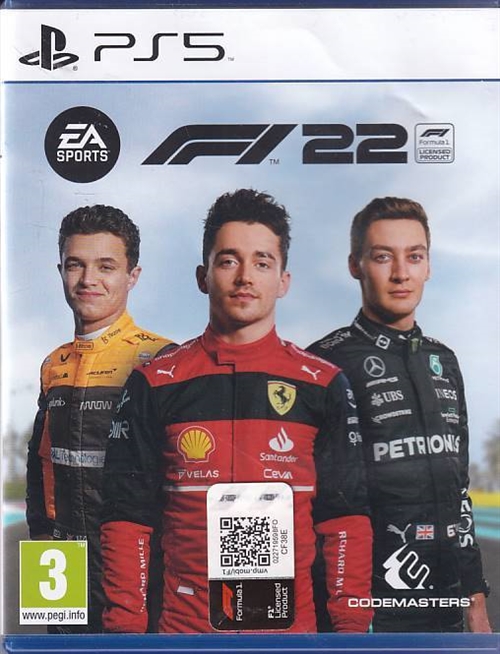 EA Sports F1 22 - PS5 (A Grade) (Genbrug)